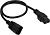 Шнур питания Lanmaster LAN-PP13L/14-1.5-BK C13-С14 проводник.:3x0.75мм2 1.5м 220В 10А черный