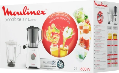 Блендер стационарный Moulinex Blendforce LM42Q110 600Вт белый