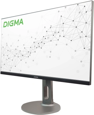 Монитор Digma 27" Progress 27P705Q черный IPS LED 5ms 16:9 HDMI M/M матовая HAS 300cd 178гр/178гр 2560x1440 75Hz FreeSync DP 2K USB 5.6кг