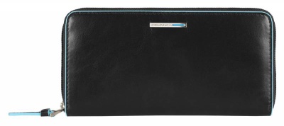 Кошелек женский Piquadro Blue Square PD3229B2R/N черный натур.кожа