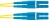 Патч-корд Panduit F92ELLNLNSNM007 2x9/125 OS1/OS2 LC дуплекс-LC дуплекс 7м LSZH желтый