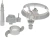 Кухонный комбайн Bosch MultiTalent 8 MC812S814 1250Вт белый
