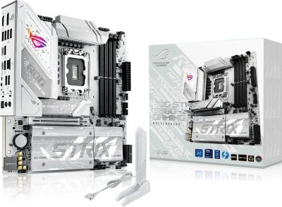Материнская плата Asus ROG STRIX B860-G GAMING WIFI Soc-1851 Intel B860 4xDDR5 mATX AC`97 8ch(7.1) 2.5Gg RAID+HDMI+DP