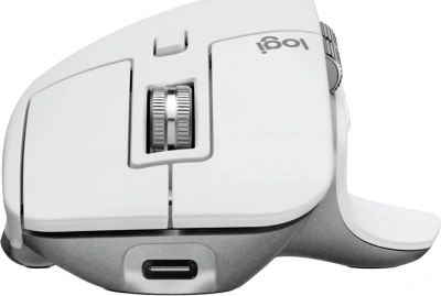 Мышь Logitech MX Master 3S светло-серый оптическая 8000dpi беспров. BT/Radio USB 5but (910-006566)