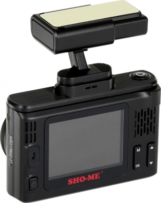 Видеорегистратор с радар-детектором Sho-Me Combo Note WiFi DUO черный 1080p 135гр. GPS MSTAR 8336
