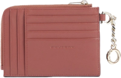 Чехол для кредитных карт Piquadro Circle PP5910W92R/ARTM коралловый/кофейный натур.кожа