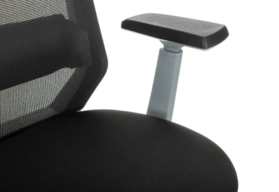 Кресло эргономичное Бюрократ MC-G612N-H черный Elastic-102 Neo Black сетка/ткань с подголов. крестов. металл хром