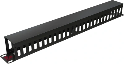 Кабельный органайзер горизонтальный Sysmatrix SA 0021.911 односторонний 1U шир.:19" глуб.:55мм