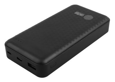 Мобильный аккумулятор Cactus CS-PBFSET-20000 20000mAh 2.1A 2xUSB черный