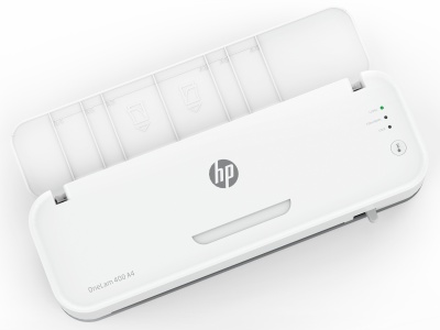 Ламинатор HP OneLam 400 белый (3160) A4 (75-125мкм) 40см/мин (2вал.) хол.лам. лам.фото