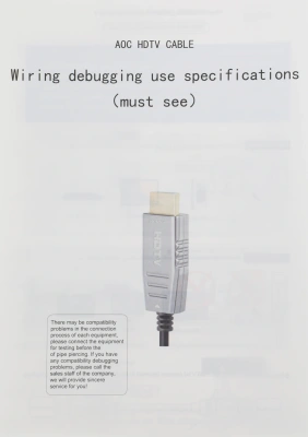 Кабель аудио-видео Cactus CS-HDMI-AOC-2-10 HDMI (m)/HDMI (m) 10м. позолоч.конт. черный