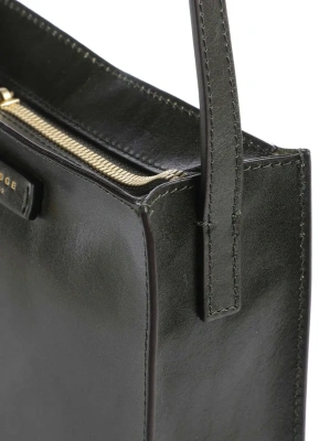 Сумка кросс-боди женская The Bridge Mirra 04160501/I2 темно-зеленая натур.кожа