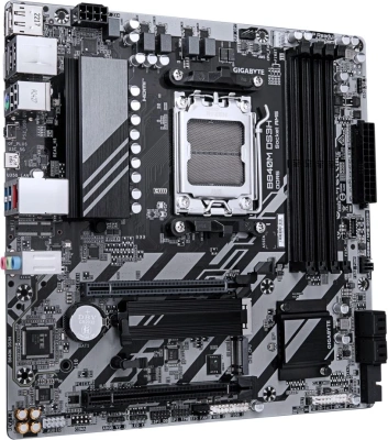 Материнская плата Gigabyte B840M DS3H Socket AM5 AMD B840 4xDDR5 mATX AC`97 8ch(7.1) 2.5Gg RAID+HDMI+DP