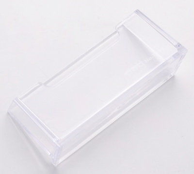 Подставка Deli E7623 для визиток 100х38х82мм прозрачный