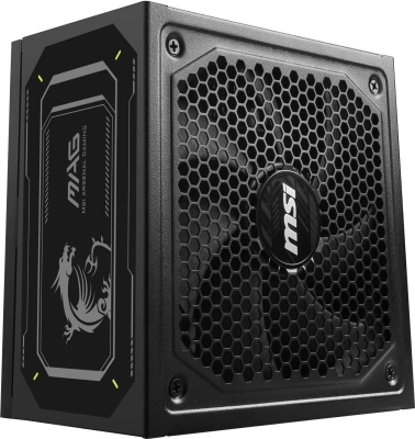 Блок питания MSI ATX 1000W MAG A1000GL PCIE5 80+ gold (20+4pin) APFC 135mm fan 15xSATA Cab Manag RTL