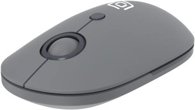 Мышь Оклик 408MW графитовый оптическая 1600dpi silent беспров. USB для ноутбука 4but (2007533)