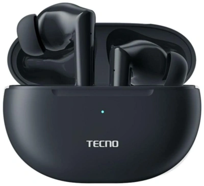 Гарнитура внутриканальные Tecno BD03 черный беспроводные bluetooth в ушной раковине (BD03 BLACK)
