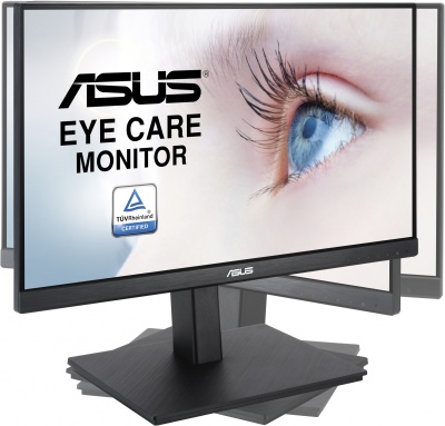 Монитор Asus 21.5" VA229QSB черный IPS LED 4ms 16:9 HDMI M/M матовая HAS Piv 250cd 178гр/178гр 1920x1080 75Hz FreeSync VGA DP FHD USB 4.6кг