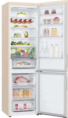 Холодильник LG GC-B509AEMW 2-хкамерн. бежевый инвертер