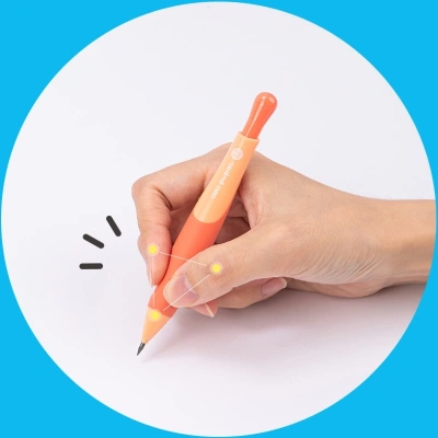 Карандаш мех. Deli SH321orange Pupal оранжевый блистер