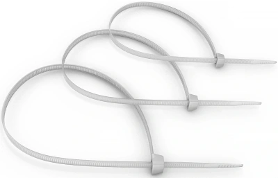 Стяжка пластиковая Cabeus CT-300 300x3.6мм (упак:100шт) нейлон внешний (-40/+85) белый