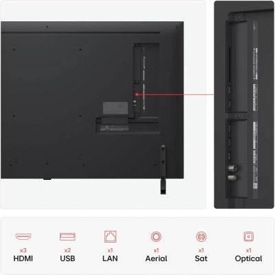 Телевизор LED LG 55" 55QNED80A6A.ARUG черный титан 4K Ultra HD 60Hz DVB-T DVB-T2 DVB-C DVB-S DVB-S2 USB WiFi Smart TV (RUS)