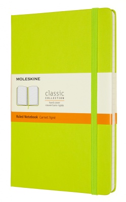 Блокнот Moleskine CLASSIC QP060C2 Large 130х210мм 240стр. линейка твердая обложка лайм