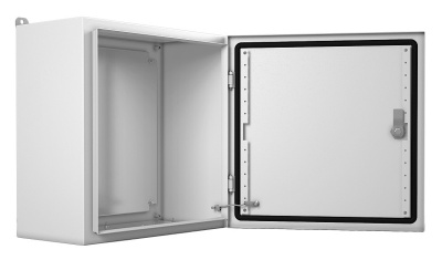 Шкаф электротехнический Elbox EMW-300.300.150-1-IP66 потол.пан. пан.основ. монтаж.пан. одноствор. настенный 300мм 300мм 150мм 135мм IP66 IK10 50кг белый металл уличный всепогодный