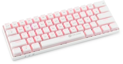 Клавиатура Оклик K763W механическая белый USB беспроводная BT/Radio Multimedia for gamer LED (1920562) кабель 1.5м