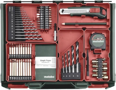 Дрель безударная Metabo BS 18 Set патрон:быстрозажимной реверс (кейс в комплекте) (602207710)
