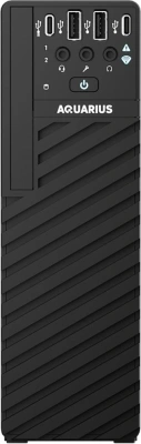 ПК Aquarius Pro P30 K51 USFF1 USFF i5 12400 (2.5) 16Gb SSD512Gb UHDG 730 без ОС GbitEth WiFi BT мышь клавиатура черный (RUS) (P-P30K511M25116H151F02NWNUTNN3)
