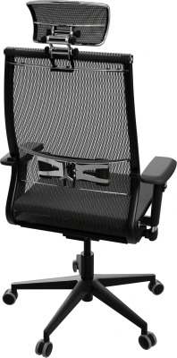 Кресло эргономичное Метта Samurai Black Edition New 2.0 черный сиденье черный сетка с подголов. крестов. полиамид черный