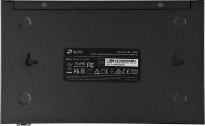 Коммутатор TP-Link TL-SG1210MP 9x1Гбит/с 1xКомбо(1000BASE-T/SFP) 8PoE+ 123W неуправляемый
