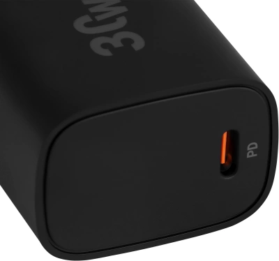 Сетевое зар./устр. Digma DGW3C 30W 3A (PD) USB-C универсальное черный (DGW3C0F010BK)