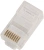 Коннектор Lanmaster (LAN-EZ45-8P8C/U5E-100) UTP кат.5E RJ45 прозрачный (упак.:100шт)