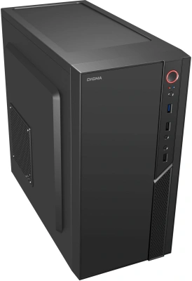 Корпус Digma DCC-MN306 черный без БП mATX 1x80mm 1x92mm 2x120mm 2xUSB2.0 1xUSB3.0 audio