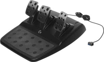 Руль Logitech G923 10кноп. (с педалями) черный