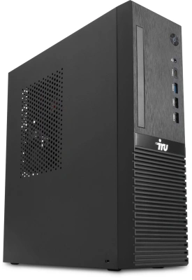 ПК IRU Planio 310H6SFC SFF i3 12100F (3.3) 16Gb SSD512Gb GT610 2Gb Windows 11 Pro GbitEth 350W черный (2153481)