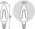 Лампа филам. Gauss Filament 12Вт цок.:E14 свеча 220B св.свеч.бел.нейт. (упак.:10шт) (32122)