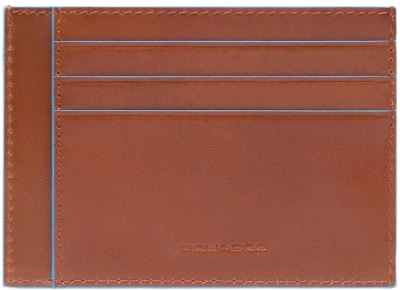 Чехол для кредитных карт Piquadro Blue Square PP2762B2R/M каштановый натур.кожа