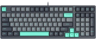 Клавиатура A4Tech FS300 механическая черный/серый USB for gamer LED (FS300 PANDA ROCK) кабель 1.8м