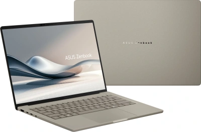 Ноутбук Asus Zenbook 14 UX3407NA-QD100W Snapdragon X2 Elite 32Gb SSD1Tb Qualcomm Adreno 14" OLED WUXGA (1920x1200) Windows 11 Home beige WiFi BT Cam Bag (90NB1711-M007R0)