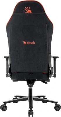 Кресло игровое A4Tech Bloody GC-680 черный/серый искусственная замша с подголов. крестов. металл