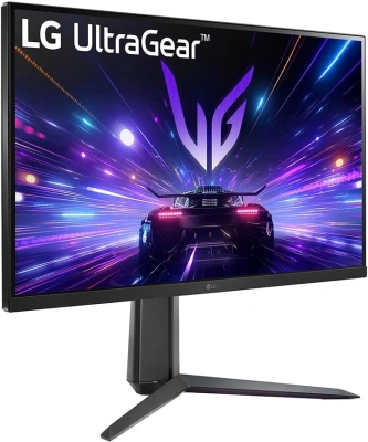 Монитор LG 27" UltraGear 27GS65F-B черный IPS LED 16:9 HDMI матовая HAS 300cd 178гр/178гр 1920x1080 180Hz FreeSync DP FHD 7.2кг