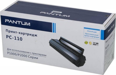 Картридж лазерный Pantum PC-110 черный (1500стр.) для Pantum P1000/2000/P2050/5000/5005/6000/6005