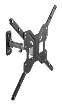 Кронштейн для телевизора Ultramounts UM902 черный 23"-55" макс.30кг настенный поворотно-выдвижной и наклонный