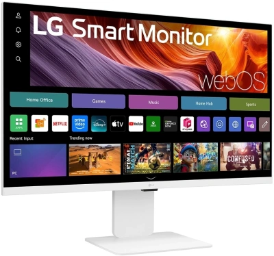 Монитор LG 31.5" UltraFine 32U830SA-W белый IPS LED 16:9 HDMI M/M матовая HAS 1000:1 400cd 178гр/178гр 3840x2160 60Hz 4K USB 7.7кг