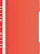 Папка-скоросшиватель Бюрократ PS-P20RED A4 прозрач.верх.лист боков.перф. пластик красный 0.12/0.16