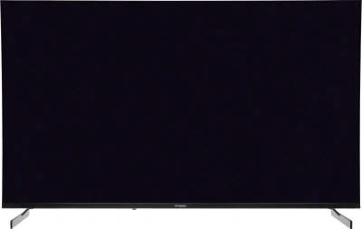 Телевизор LED Hyundai 55" H-LED55BU7011 Google TV Frameless Metal черный 4K Ultra HD 60Hz MEMC DVB-T DVB-T2 DVB-C DVB-S DVB-S2 USB WiFi Smart TV