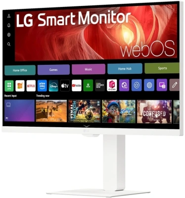 Монитор LG 31.5" 32U850SA-W белый IPS LED 16:9 HDMI M/M Cam матовая HAS 1000:1 400cd 178гр/178гр 3840x2160 60Hz 4K USB 7.7кг